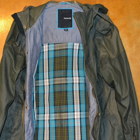 Hurley Military Style Jacket Size Large - Picture 5 of 8